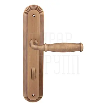 Дверная ручка на планке Melodia 266/235 'Isabel' матовая бронза (wc)