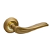 Дверная ручка на круглой розетке Fuaro (Фуаро) "MELODY" RM, бронза + золото