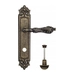 Дверная ручка Venezia 'MONTE CRISTO' на планке PL96, античная бронза (wc)