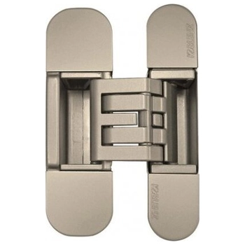 Петля дверная скрытая Koblenz Kubica HYBRID 6360 45 мм (60 кг) асимметричная матовый никель