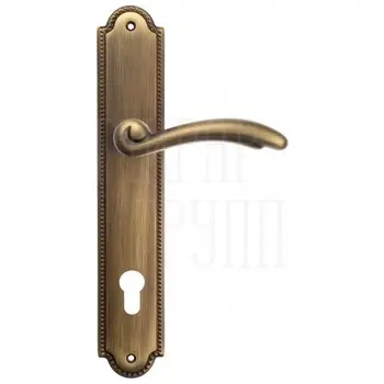 Дверная ручка Venezia 'VERSALE' на планке PL98 матовая бронза (cyl)