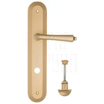 Дверная ручка Fratelli Cattini 'TOSCANA' на планке PL288 матовая латунь (wc-2)