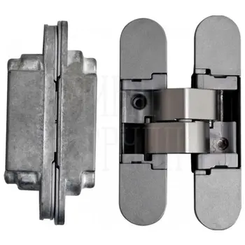 Петля дверная скрытая Koblenz Kubica K1000 DXSX, KOMBI 3 (40/52 kg) матовый хром