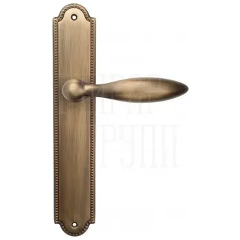 Дверная ручка Venezia 'MAGGIORE' на планке PL98 матовая бронза