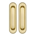 Ручки Punto (Пунто) для раздвижных дверей Soft LINE SL-010, золото