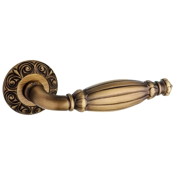 Ручка латунная на розетке Pasini 'Queen' 3661 (265) матовая бронза