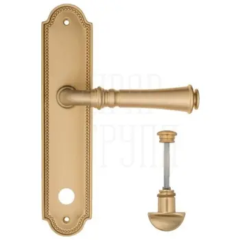 Дверная ручка Fratelli Cattini 'GRACIA' на планке PL248 матовая латунь (wc-2)