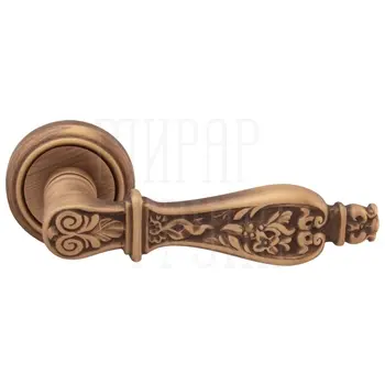 Дверная ручка на розетке Melodia 465 V 'Siracusa' матовая бронза