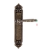 Дверная ручка Extreza 'DANIEL' (Даниел) 308 на планке PL02, античная бронза