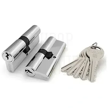 Цилиндровый механизм Fuaro (Фуаро) R300/60 mm (25+10+25)