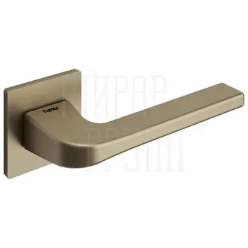 Дверная ручка Tupai 'Supra' 3097 5S Q (на тонком основании 5 мм) матовое золото