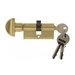 Venezia цилиндр (70 мм/35+10+25) ключ-вертушка, французское золото