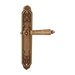 Дверная ручка на планке Melodia 246/Siracusa "Nike", матовая бронза