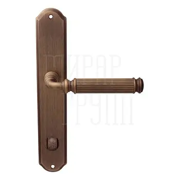 Дверная ручка на планке Melodia 290/131 Ranja матовая бронза (wc)