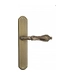 Дверная ручка Venezia "MONTE CRISTO" на планке PL02, матовая бронза