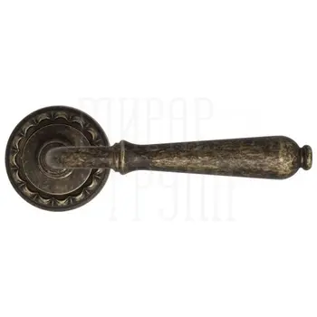 Дверная ручка на розетке Venezia 'CLASSIC' D2 античная бронза