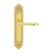 Дверная ручка Extreza "ALDO" (Альдо) 331 на планке PL02, полированное золото