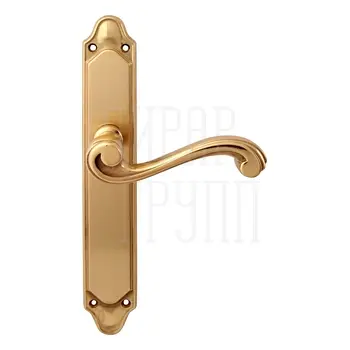 Дверная ручка на планке Melodia 225/158 'Cagliari' полированная латунь