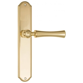 Дверная ручка Fratelli Cattini 'FOGGIA' на планке PL02 полированная латунь