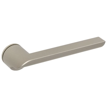 Дверная ручка Extreza Hi-tech 'SANTA' (Санта) 128 на скрытой розетке R20 матовый никель