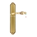 Дверная ручка Extreza 'EVITA' (Эвита) 301 на планке PL03, французское золото