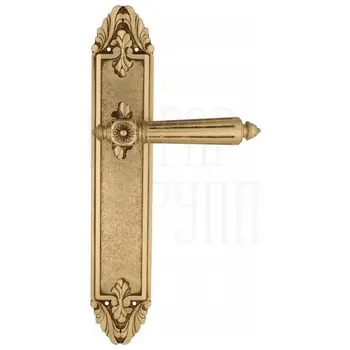Дверная ручка Venezia 'CASTELLO' на планке PL90 французское золото