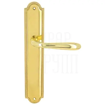 Дверная ручка Extreza 'ALDO' (Альдо) 331 на планке PL03 полированное золото