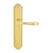 Дверная ручка Extreza "ALDO" (Альдо) 331 на планке PL03, полированное золото