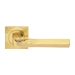 Дверные ручки на розетке Morelli Luxury 'Brilliance', золото