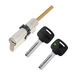 Цилиндровый механизм ключ-длинный шток Mul-T-Lock (Светофор) MTL300 91 mm (55+10+26), никель + шестерня