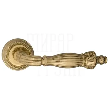 Дверная ручка на розетке Venezia 'OLIMPO' D2 полированная латунь