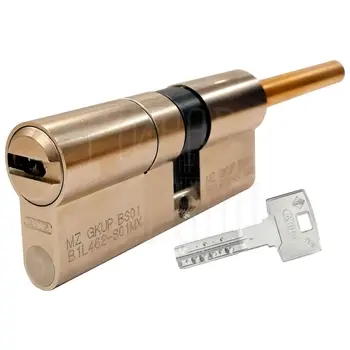 Цилиндровый механизм Abus Vela.2000 MX ключ-длинный шток 85 mm (50+10+25) латунь