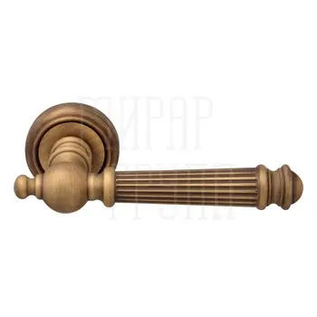 Дверная ручка на розетке Melodia 102 V 'Veronica' матовая бронза