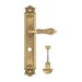 Дверная ручка Venezia "MONTE CRISTO" на планке PL97, французское золото (wc)