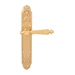 Дверная ручка на планке Melodia 300/Siracusa Grazia, полированная латунь (pass)