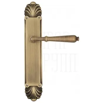Дверная ручка Venezia 'CLASSIC' на планке PL87 матовая бронза 