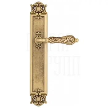 Дверная ручка Venezia 'MONTE CRISTO' на планке PL97 французское золото