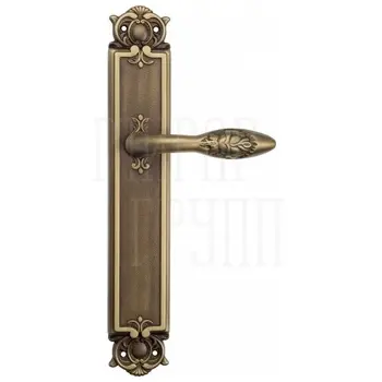 Дверная ручка Venezia 'CASANOVA' на планке PL97 матовая бронза