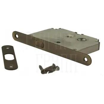 Замок для раздвижных дверей SRR201 матовая бронза