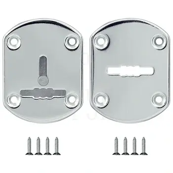 Декоративная Fuaro (Фуаро) накладка ESC021 на сув. замок со шторкой (2 шт) хром