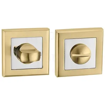 Ручка поворотная Punto (Пунто) BK6 QL матовое золото + хром