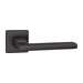 Дверные ручки Puerto (Пуэрто) INAL 514-03 на квадратной розетке, матовый черный никель