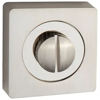 Завертка квадратная к ручкам PUERTO INBK AL 02 матовый никель + никель