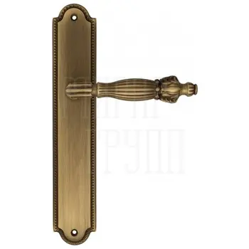 Дверная ручка Venezia 'OLIMPO' на планке PL98 матовая бронза