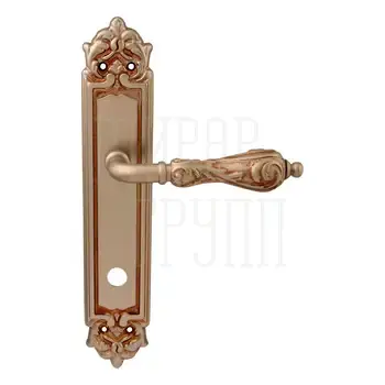 Дверная ручка на планке Melodia 229/229 'Libra' французское серебро (wc)