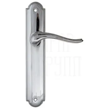 Дверная ручка Fratelli Cattini 'LAVERA' на планке PL257 полированный хром