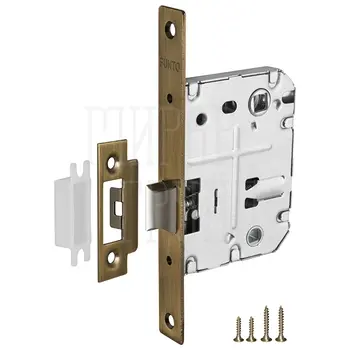 Защелка врезная Punto (Пунто) L72-50 зеленая бронза