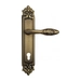 Дверная ручка Venezia 'CASANOVA' на планке PL96, матовая бронза (cyl)