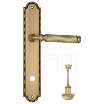 Дверная ручка Venezia 'MOSCA' на планке PL98 французское золото (wc)