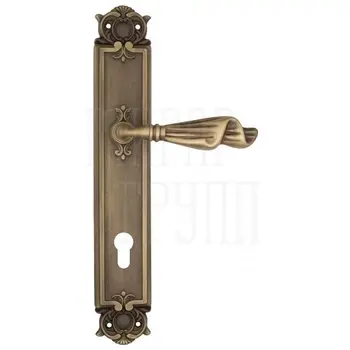 Дверная ручка Venezia 'Opera' на планке PL97 матовая бронза (cyl)